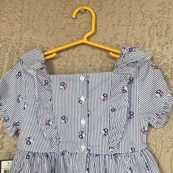 Tommy Hilfiger Floral Stripe Print Tunic Top - Picture 4 of 11